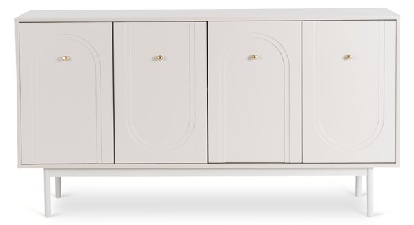 Komoda do Salonu MARLEN 155 cm Kaszmir Czterodrzwiowa Nowoczesna