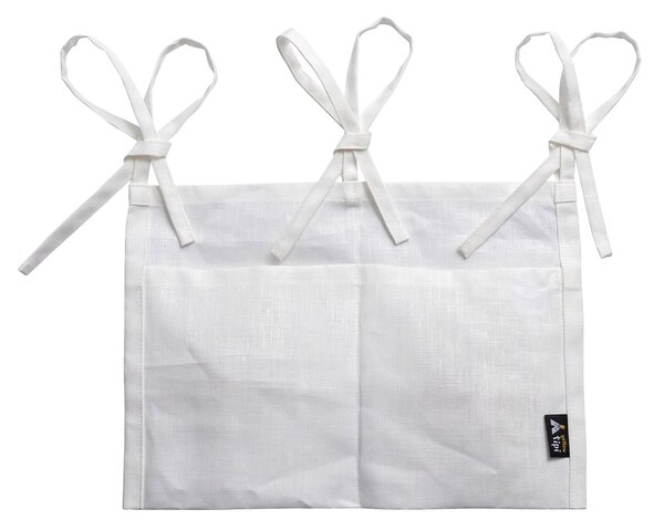 Organizer na łóżeczko Linen White