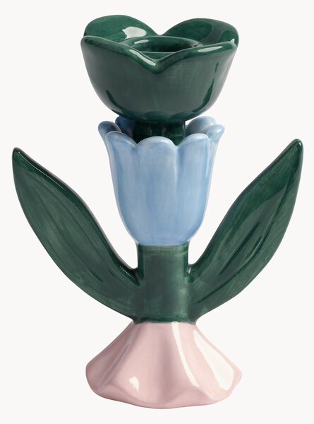 Ręcznie malowany świecznik Blume
