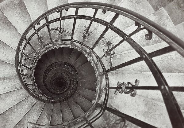 Obraz na płótnie Spiral Stairs