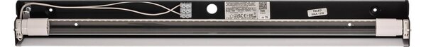 Kinkiet LED Straight S Nowodvorski Lighting, czarny, salon / jadalnia, metal, nowoczesny