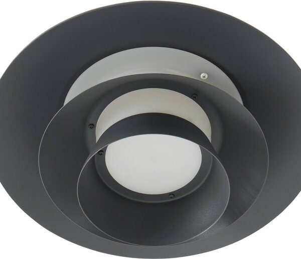 Lampa zewnętrzna LED Lucande Montaro, kolor antracytowy, 220 cm, IP54 Montaro, czarny, aluminium, nowoczesny