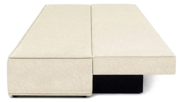 Sofa z Funkcją Spania MAVIA Kremowa Boucle Nowoczesna