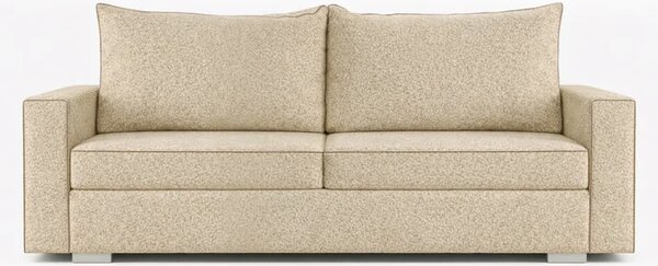 Sofa z Funkcją Spania DRAVOS Beżowa Boucle Nowoczesna