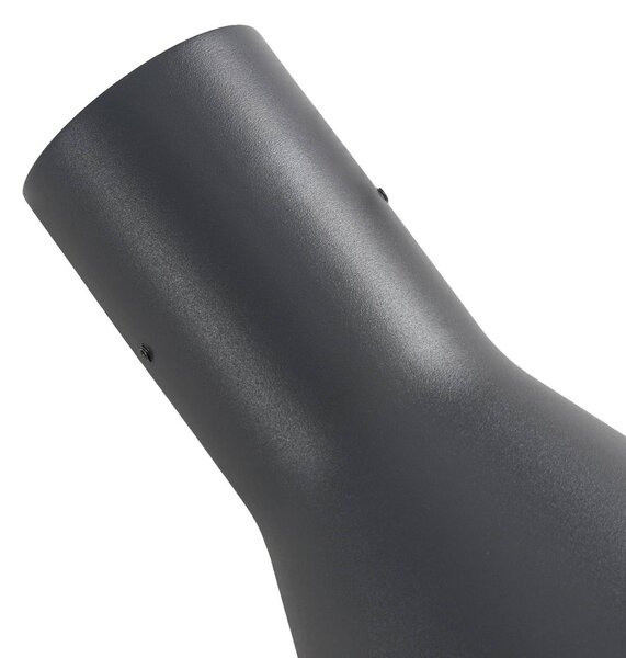 Kinkiet zewnętrzny LED Zephy Lucande, czarny, aluminium, nowoczesny