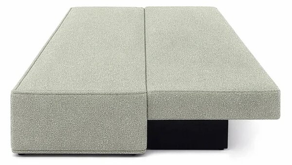 Sofa z Funkcją Spania MAVIA Szara Boucle Nowoczesna