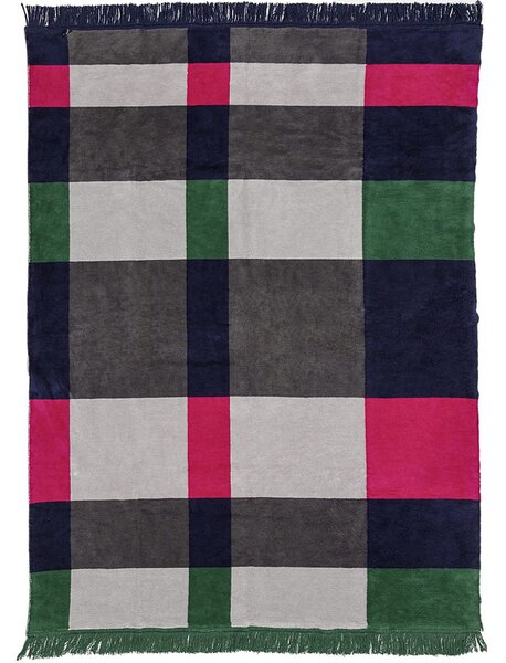 Koc Cosy Home 150x200cm Leaf&Fuchsia