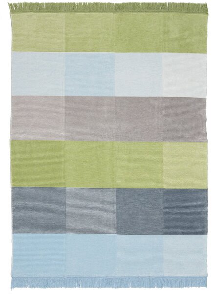 Koc Cosy Home 150x200cm Pastel Green&Blue