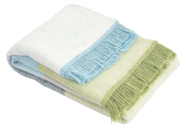 Koc Cosy Home 150x200cm Pastel Green&Blue
