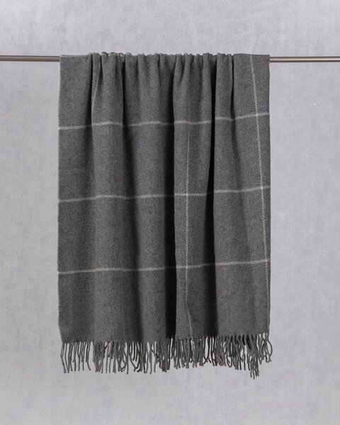 Pled Zelandia 140x200cm check grey