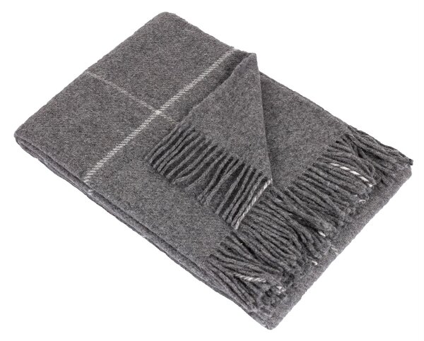 Pled Zelandia 140x200cm check grey