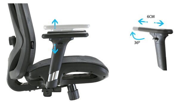 Fotel ergonomiczny ANGEL biurowy obrotowy kalistO