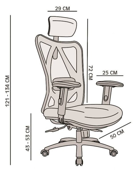 Fotel ergonomiczny ANGEL biurowy obrotowy eurOpa