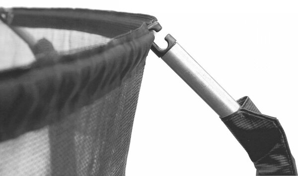 Trampolina Ogrodowa Jumpi 435cm/14FT Maxy Comfort Plus Żółta Z Wewnętrzną Siatką