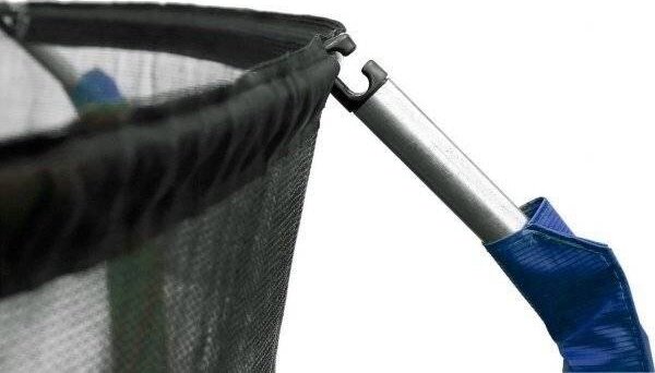Trampolina Ogrodowa Jumpi 487cm/16FT Maxy Comfort Niebieska Z Wewnętrzną Siatką