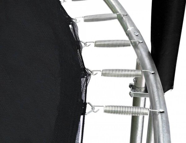 Trampolina Ogrodowa Jumpi 487cm/16FT Maxy Comfort Niebieska Z Wewnętrzną Siatką