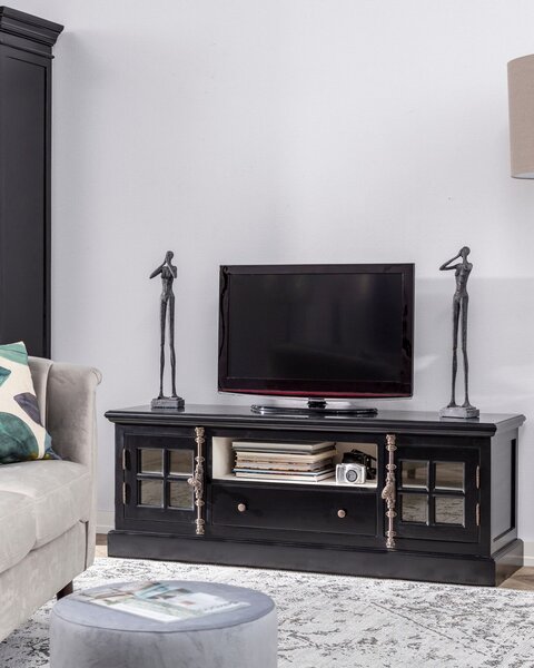 Szafka RTV Josephine 150x46x56cm black
