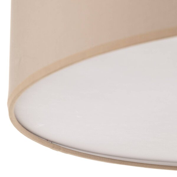 Lampa sufitowa Rondo TK Lighting, możliwość ściemniania, kremowy / amber, sypialnia, tkanina / materiał / jedwab, nowoczesny