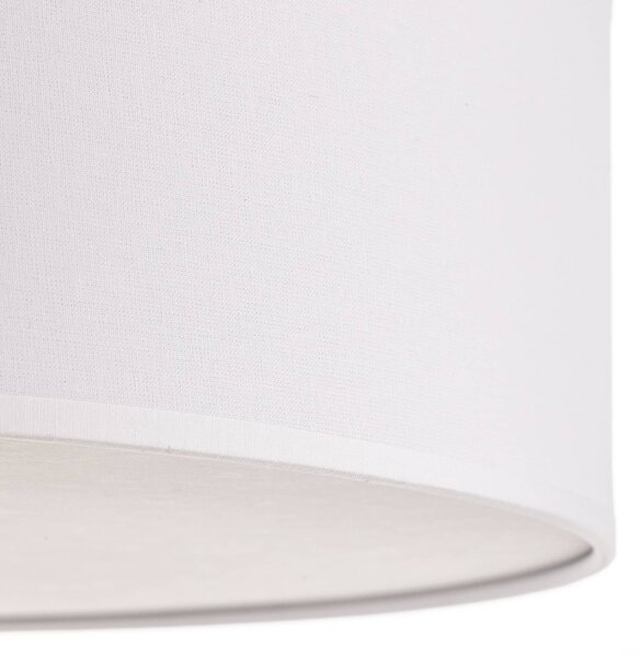 Lampa sufitowa Rondo TK Lighting, możliwość ściemniania, biały / opal, sypialnia, tkanina / materiał / jedwab, nowoczesny