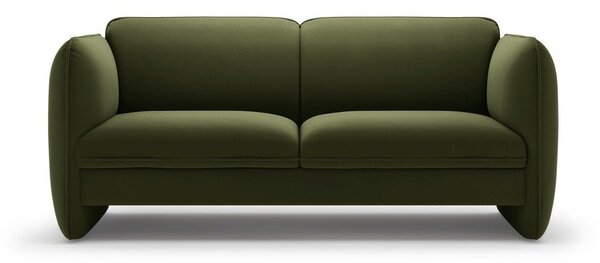 Zielona aksamitna sofa 168 cm Georgia – Micadoni