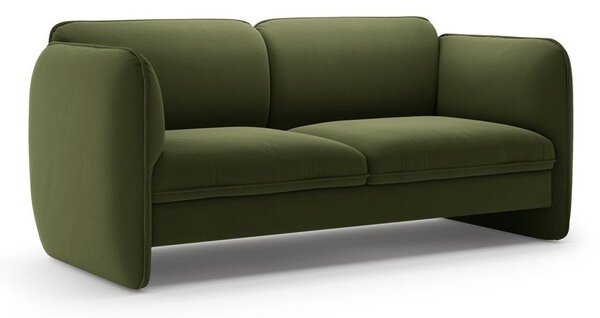 Zielona aksamitna sofa 168 cm Georgia – Micadoni