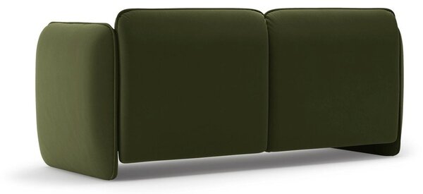 Zielona aksamitna sofa 168 cm Georgia – Micadoni