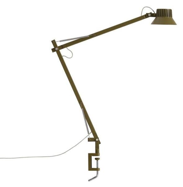 Muuto - Dedicate Lampa Stołowa w/Clamp L2 Brown Green