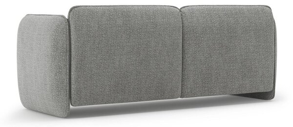Jasnoszara sofa z tkaniny szenilowej 204 cm Georgia – Micadoni