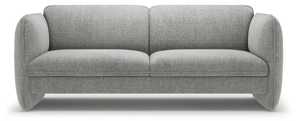 Jasnoszara sofa z tkaniny szenilowej 204 cm Georgia – Micadoni