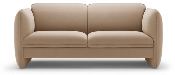 Brązowa aksamitna sofa 168 cm Georgia – Micadoni