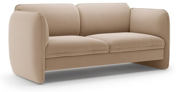 Brązowa aksamitna sofa 168 cm Georgia – Micadoni