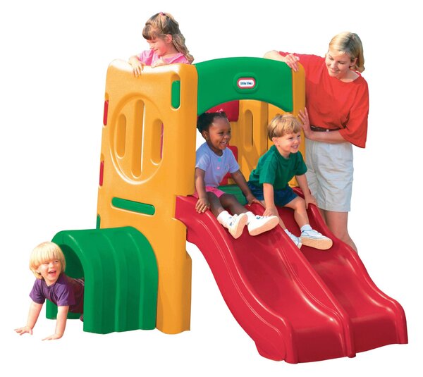 Małpi gaj z podwójną zjeżdżalnią Little Tikes