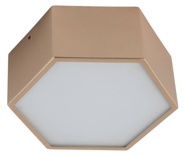 Lampa sufitowa LED Libre Argon, mosiężny / złoty, salon / jadalnia, metal