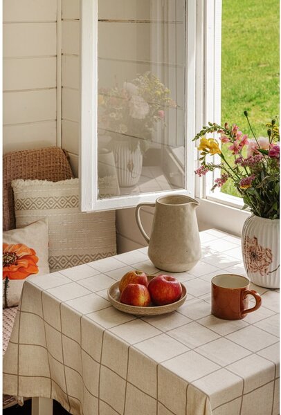 Biały porcelanowy wazon Kähler Design Poppy, wys. 21 cm