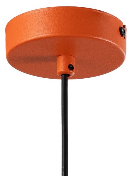 Lampa wisząca Plato Luminex, możliwość ściemniania, żółty / pomarańczowy, salon / jadalnia, metal, nowoczesny