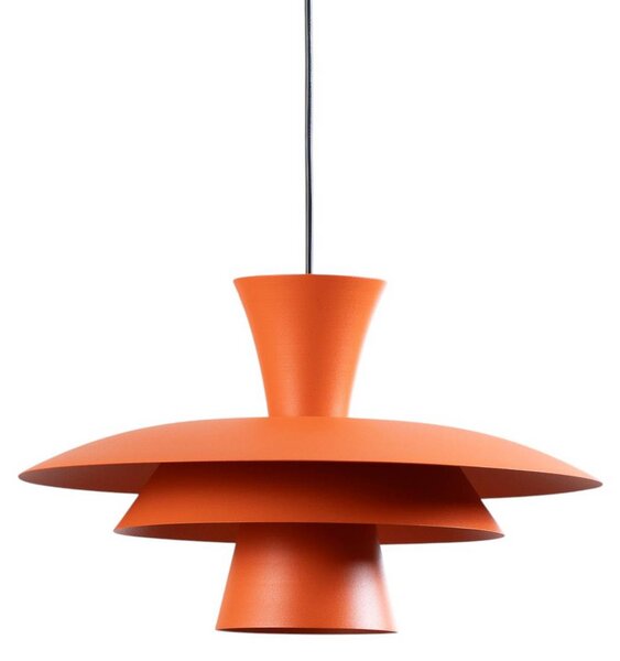 Lampa wisząca Plato Luminex, możliwość ściemniania, żółty / pomarańczowy, salon / jadalnia, metal, nowoczesny