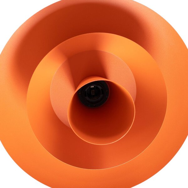 Lampa wisząca Plato Luminex, możliwość ściemniania, żółty / pomarańczowy, salon / jadalnia, metal, nowoczesny