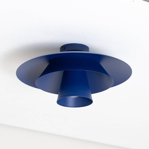 Lampa sufitowa Plato Luminex, możliwość ściemniania, niebieski, salon / jadalnia, metal, nowoczesny