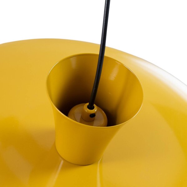 Lampa wisząca Plato Luminex, możliwość ściemniania, żółty / pomarańczowy, salon / jadalnia, metal, nowoczesny