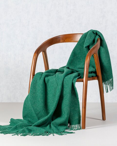 Pled Zelandia 140x200 cm melange deep green