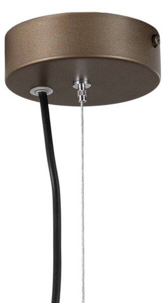 Lampa wisząca Zofia Domiluce, możliwość ściemniania, brązowy / rdzawy, salon / jadalnia, metal, nowoczesny
