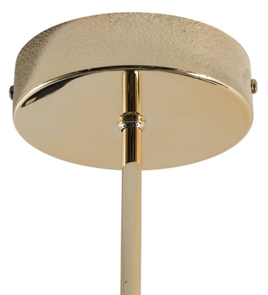Lampa sufitowa Orino Domiluce, możliwość ściemniania, mosiężny / złoty, salon / jadalnia, metal, nowoczesny