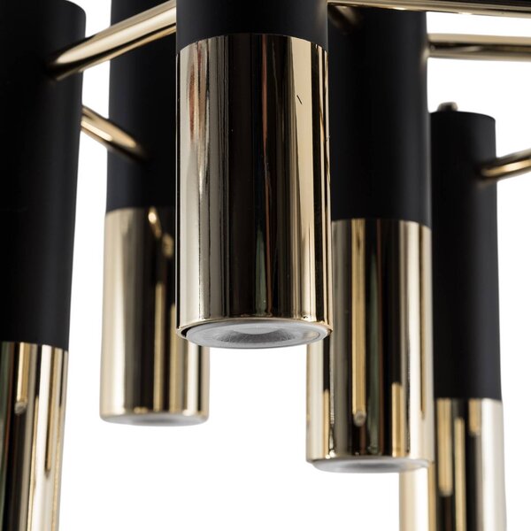 Lampa sufitowa Orino Domiluce, możliwość ściemniania, mosiężny / złoty, salon / jadalnia, metal, nowoczesny