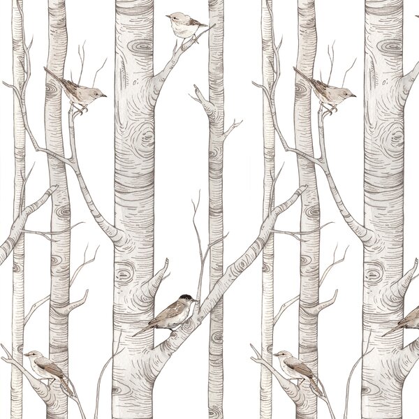 Tapeta do pokoju dziecięcego Birch Forest