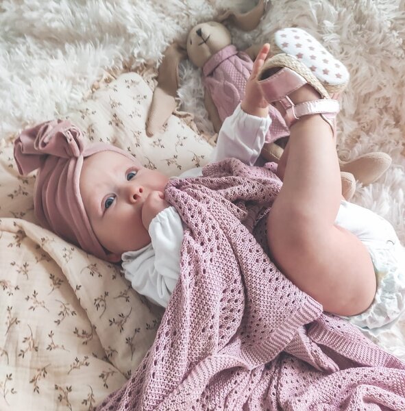 Kocyk Bambusowy Ultra Soft Baby Pink