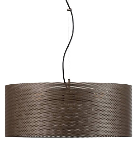 Lampa wisząca Zofia Domiluce, możliwość ściemniania, brązowy / rdzawy, salon / jadalnia, metal, nowoczesny