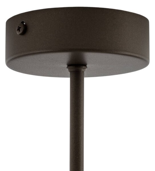 Lampa sufitowa Zofia Domiluce, możliwość ściemniania, brązowy / rdzawy, salon / jadalnia, metal, nowoczesny