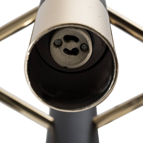 Lampa sufitowa Orino Domiluce, możliwość ściemniania, mosiężny / złoty, salon / jadalnia, metal, nowoczesny