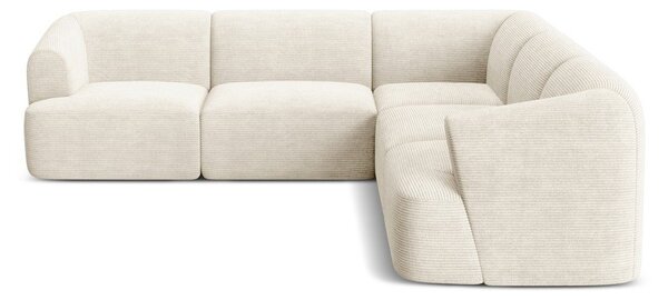 Beżowy sztruksowy narożnik Campi – Cosmopolitan Design