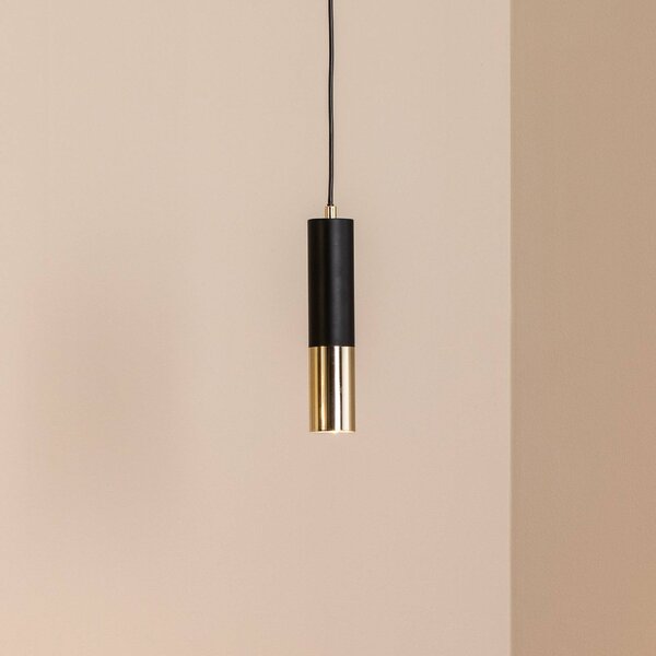 Lampa wisząca Orino Domiluce, możliwość ściemniania, mosiężny / złoty, salon / jadalnia, metal, nowoczesny